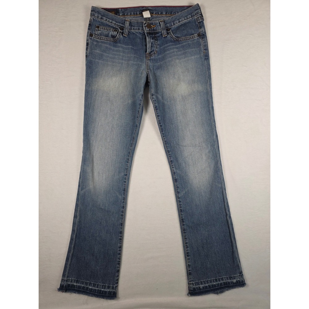 Vintage Abercrombie & Fitch 1892 Bootcut Jeans Button Fly Low Rise 0R Y2K 90s